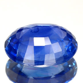 2,10 ctw natürlicher blauer Saphir, Oval Schliff, VVS-VS