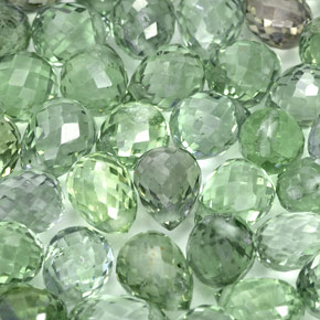 ct natürliche grüner Saphir-Edelsteine, Briolette, VS