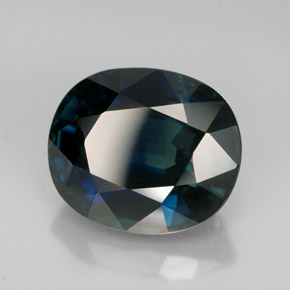 8,42 ctw natürlicher blauer Saphir, Oval Schliff, VVS