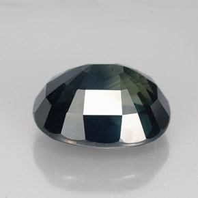 8,42 ctw natürlicher blauer Saphir, Oval Schliff, VVS