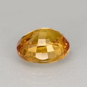 2,49 ctw natürlicher gelber Saphir, Oval Schliff, VS-SI