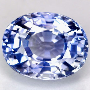4,76 ctw natürlicher blauer Saphir, Oval Schliff, IF