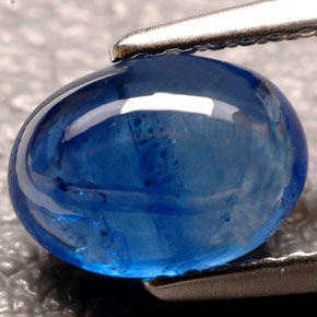 2,31 ctw natürlicher blauer Saphir, Transparent, Transparent / Lichtdurchlässig