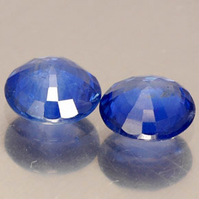  ct natürliche blauer Saphir-Edelsteine, Rundschliff, VS-SI