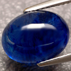 5,88 ctw natürlicher blauer Saphir, Transparent, Transparent / Lichtdurchlässig