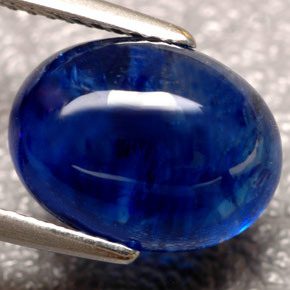 5,88 ctw natürlicher blauer Saphir, Transparent, Transparent / Lichtdurchlässig