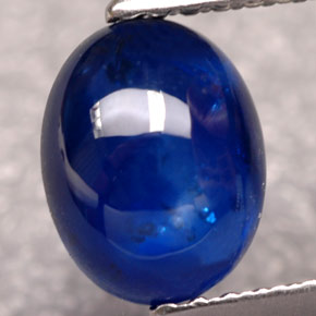 1,83 ctw natürlicher blauer Saphir, Transparent, Transparent / Lichtdurchlässig