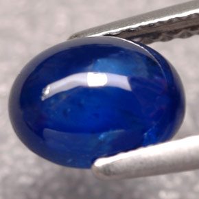 1,83 ctw natürlicher blauer Saphir, Transparent, Transparent / Lichtdurchlässig