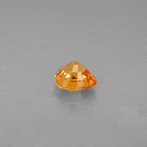 0,99 ctw natürlicher orangefarbener Saphir, Birnenform, VVS-VS