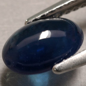 1,90 ctw natürlicher blauer Saphir, Transparent, Transparent / Lichtdurchlässig
