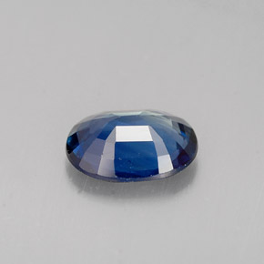 1,07 ctw natürlicher blauer Saphir, Oval Schliff, VS-SI