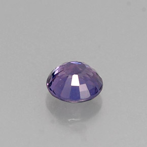 0,40 ctw natürlicher violetter Saphir, Rundschliff, VVS-VS