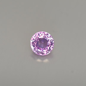 0,52 ctw natürlicher violetter Saphir, Rundschliff, VS