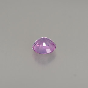 0,52 ctw natürlicher violetter Saphir, Rundschliff, VS