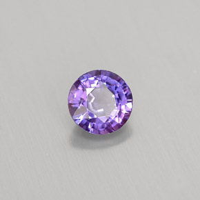 0,52 ctw natürlicher violetter Saphir, Rundschliff, VS-SI