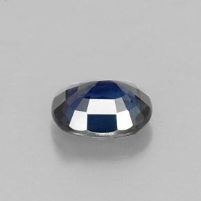 0,85 ctw natürlicher blauer Saphir, Oval Schliff, VS