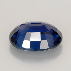 4,06 ctw natürlicher blauer Saphir, Oval Schliff, VVS