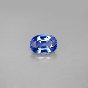 1,15 ctw natürlicher blauer Saphir, Oval Schliff, VS