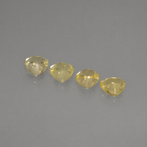  ct natürliche gelber Saphir-Edelsteine, Trillion, VS