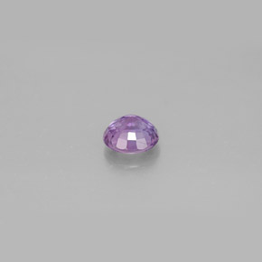 0,58 ctw natürlicher violetter Saphir, Rundschliff, VVS