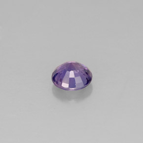0,56 ctw natürlicher violetter Saphir, Rundschliff, VS-SI