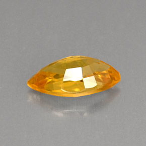 0,99 ctw natürlicher gelber Saphir, Marquise, VS