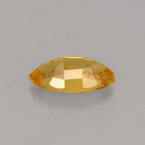 0,62 ctw natürlicher gelber Saphir, Marquise, VS