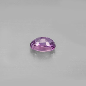 0,77 ctw natürlicher violetter Saphir, Oval Schliff, VVS-VS