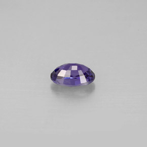 0,65 ctw natürlicher violetter Saphir, Oval Schliff, VVS-VS