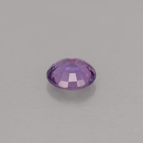 0,55 ctw natürlicher violetter Saphir, Rundschliff, VVS-VS