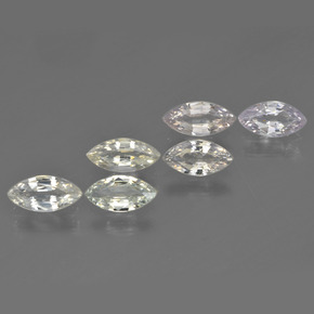2,79 ct natürliche mehrfarbiger Saphir-Edelsteine, Marquise, VVS-VS