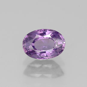 0,78 ctw natürlicher violetter Saphir, Oval Schliff, VVS