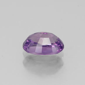 0,78 ctw natürlicher violetter Saphir, Oval Schliff, VVS