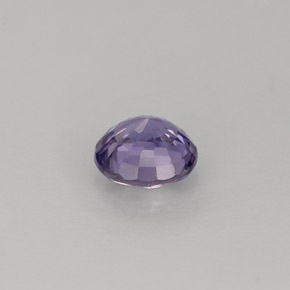 0,65 ctw natürlicher violetter Saphir, Rundschliff, VVS-VS
