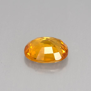 1,96 ctw natürlicher gelber Saphir, Oval Schliff, VS