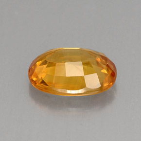 1,80 ctw natürlicher gelber Saphir, Oval Schliff, VS-SI