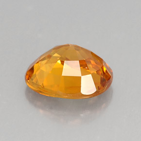 1,81 ctw natürlicher orangefarbener Saphir, Oval Schliff, VS-SI
