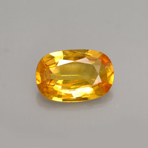 1,50 ctw natürlicher gelber Saphir, Oval Schliff, VS