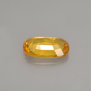 1,50 ctw natürlicher gelber Saphir, Oval Schliff, VS