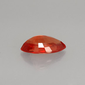 1,13 ctw natürlicher orangefarbener Saphir, Marquise, VS