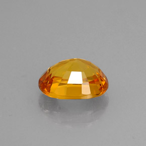 1,41 ctw natürlicher gelber Saphir, Oval Schliff, VVS-VS