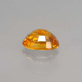 1,52 ctw natürlicher gelber Saphir, Oval Schliff, VVS-VS