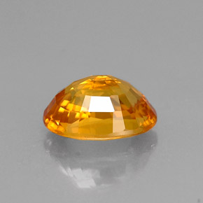 1,33 ctw natürlicher gelber Saphir, Oval Schliff, VVS-VS