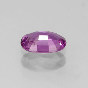 0,57 ctw natürlicher violetter Saphir, Oval Schliff, VS