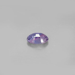 0,63 ctw natürlicher violetter Saphir, Oval Schliff, VS