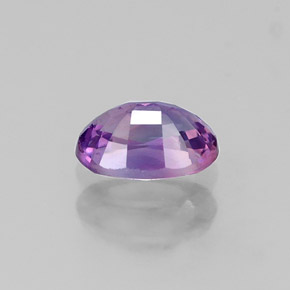 0,61 ctw natürlicher violetter Saphir, Oval Schliff, VS