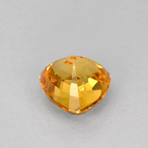 1,14 ctw natürlicher gelber Saphir, Trillion, VS