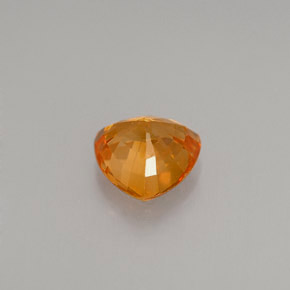 1,11 ctw natürlicher orangefarbener Saphir, Trillion, VS