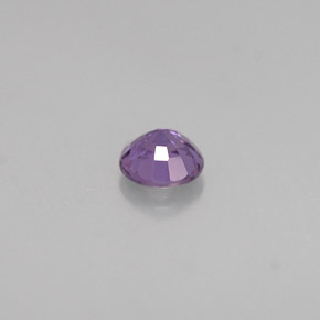 0,47 ctw natürlicher violetter Saphir, Rundschliff, VS-SI
