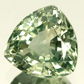 1,04 ctw natürlicher grüner Saphir, Trillion, VS